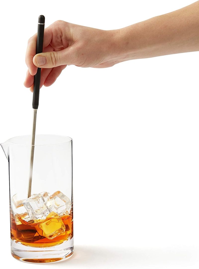 rabbit Cocktail Spin Spoon with Rotating Handle - Mix Craft Cocktails with Precision, Barware Essential for Stirring Spirit-Based Drinks Without Dilution or Ice Chips - Restaurant or Home Use - Image 5
